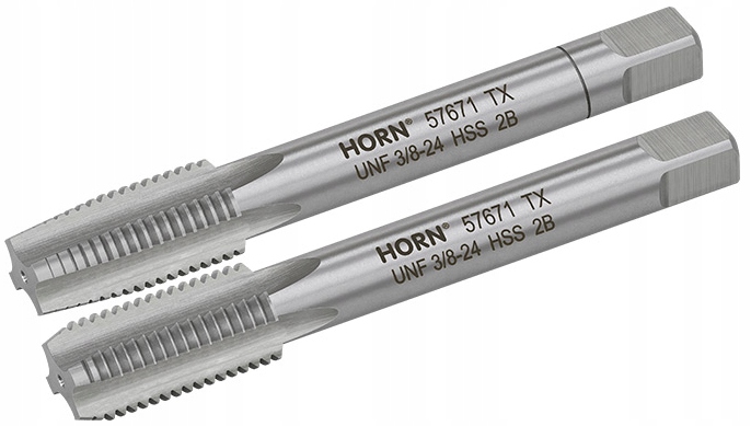 GWINTOWNIKI RĘCZNE UNF CALOWE 3/8" x 24 KPL. GWINTOWNIKÓW 3/8 GWINTOWNIK