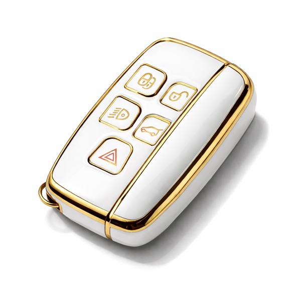 Etui Tpu Na Kluczyk Do Samochodu Pokrowiec Do Land Rover Jaguar Białe