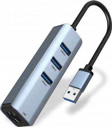 HUB USB Zenwire 1x RJ-45 + 3x USB-A 3.0 (1022000739)