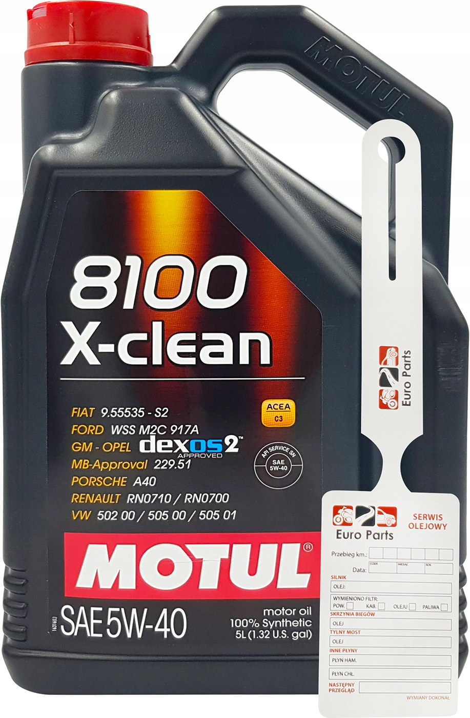 

Motul 8100 X-clean 5W40 5L