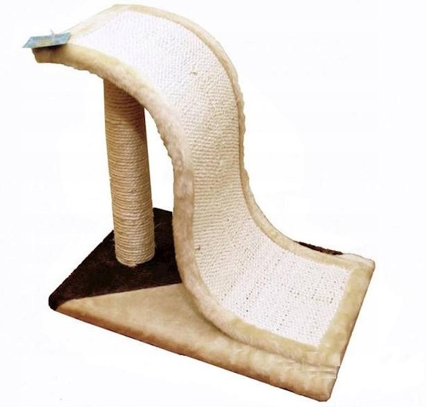 

Yarro Drapak Fala Ze Słupkiem 34x35x25cm Beż/brąz