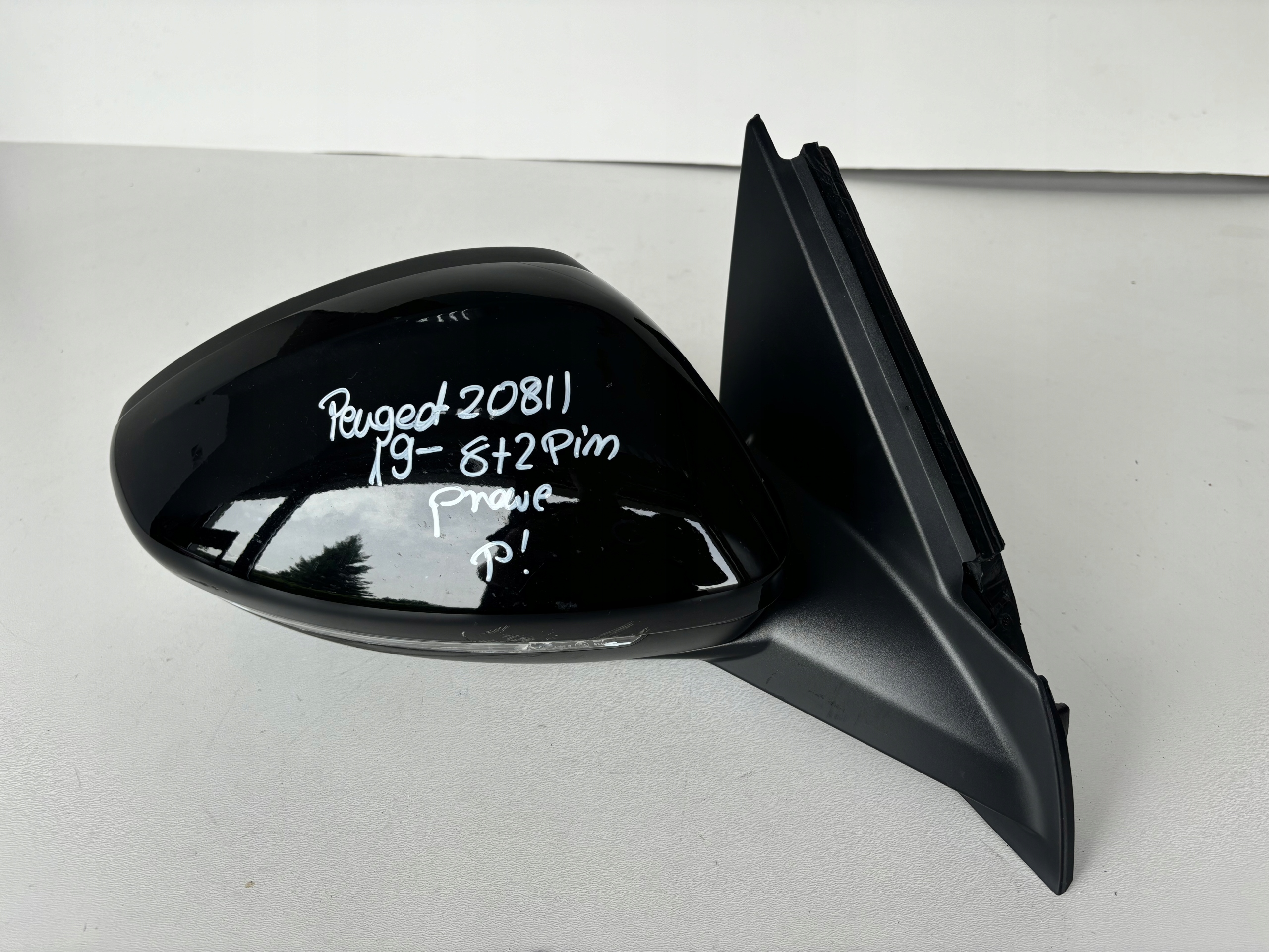 mirror right PEUGEOT 208 II 19- 8+2 10 PIN