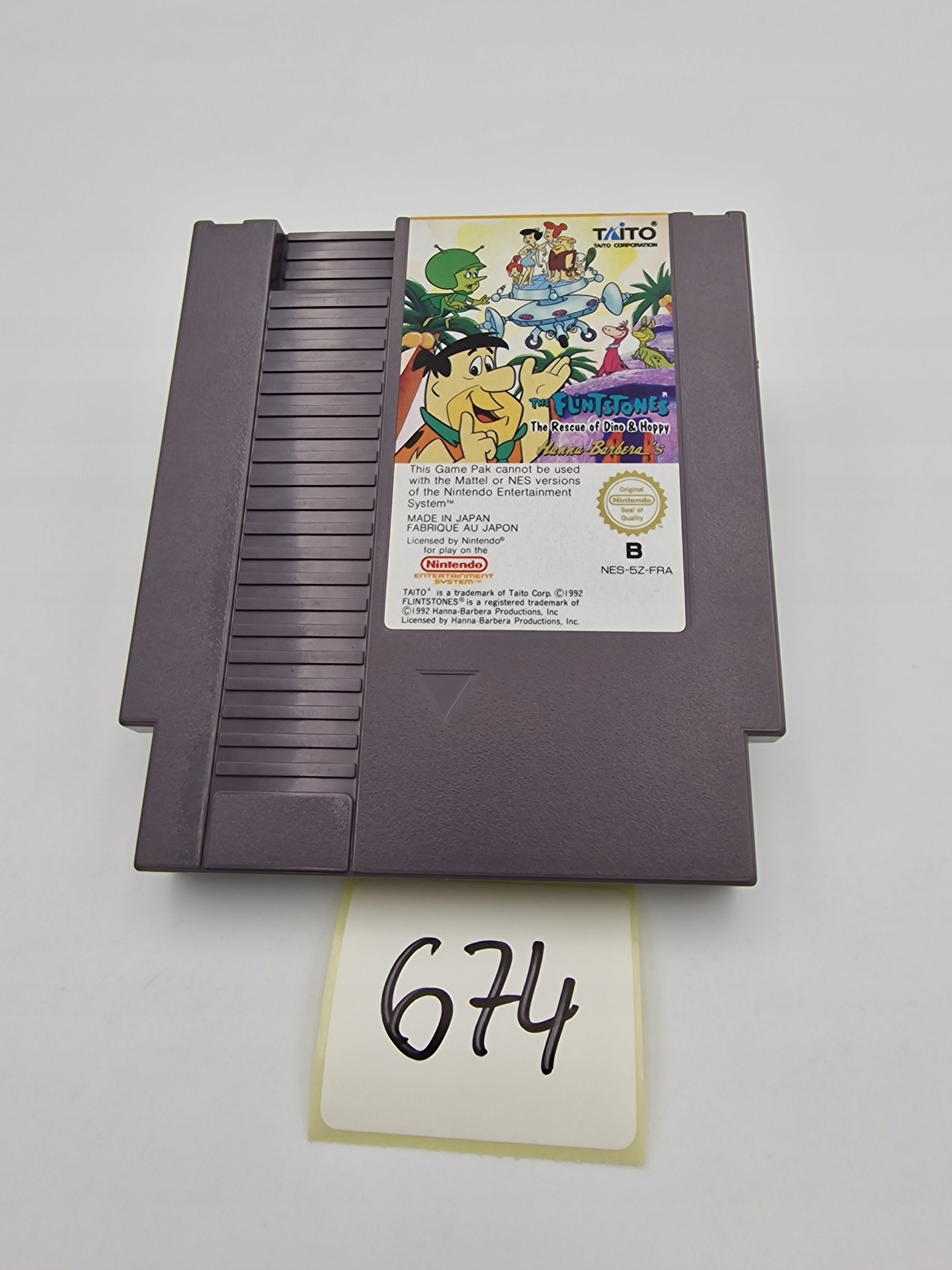 NINTENDO NES THE FLINTSTONES THE RESCUE OF DINO & HOPPY Producent Nintendo