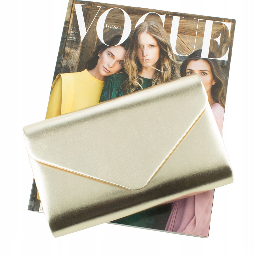 DAMSKA TOREBKA CZARNA KOPERTÓWKA WIECZOROWA WIZYTOWA KLASYCZNA Materiał dominujący skóra ekologiczna