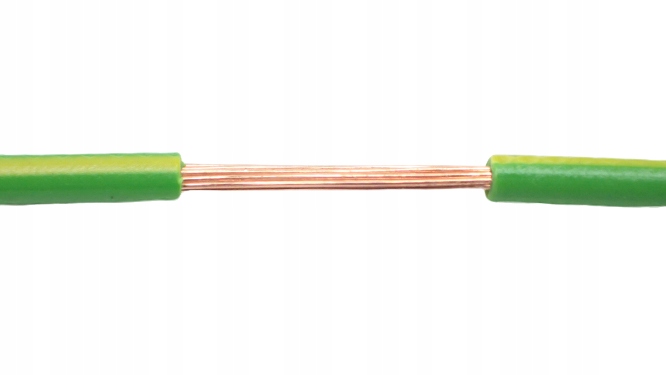 

Przewód Kabel Flry-b 1x0,5mm Zielono Żółty 10m