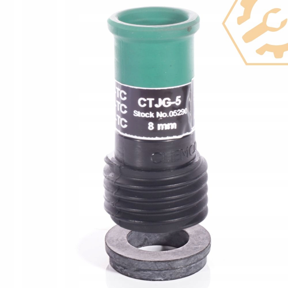 dysza do piaskowania Clemco CTJG-5 8mm dysze z węglika wolframu węglik Kod producenta 05290 dysze do piaskarki venturi 8mm
