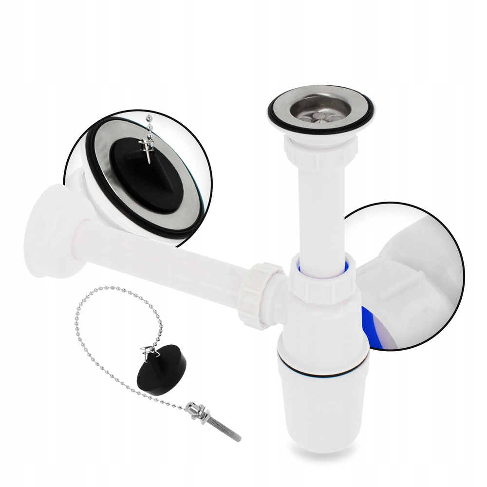 Syfon Umywalkowy Diamond SYF.TWORZ.1.1/4. 32 mm Średnica 32 mm