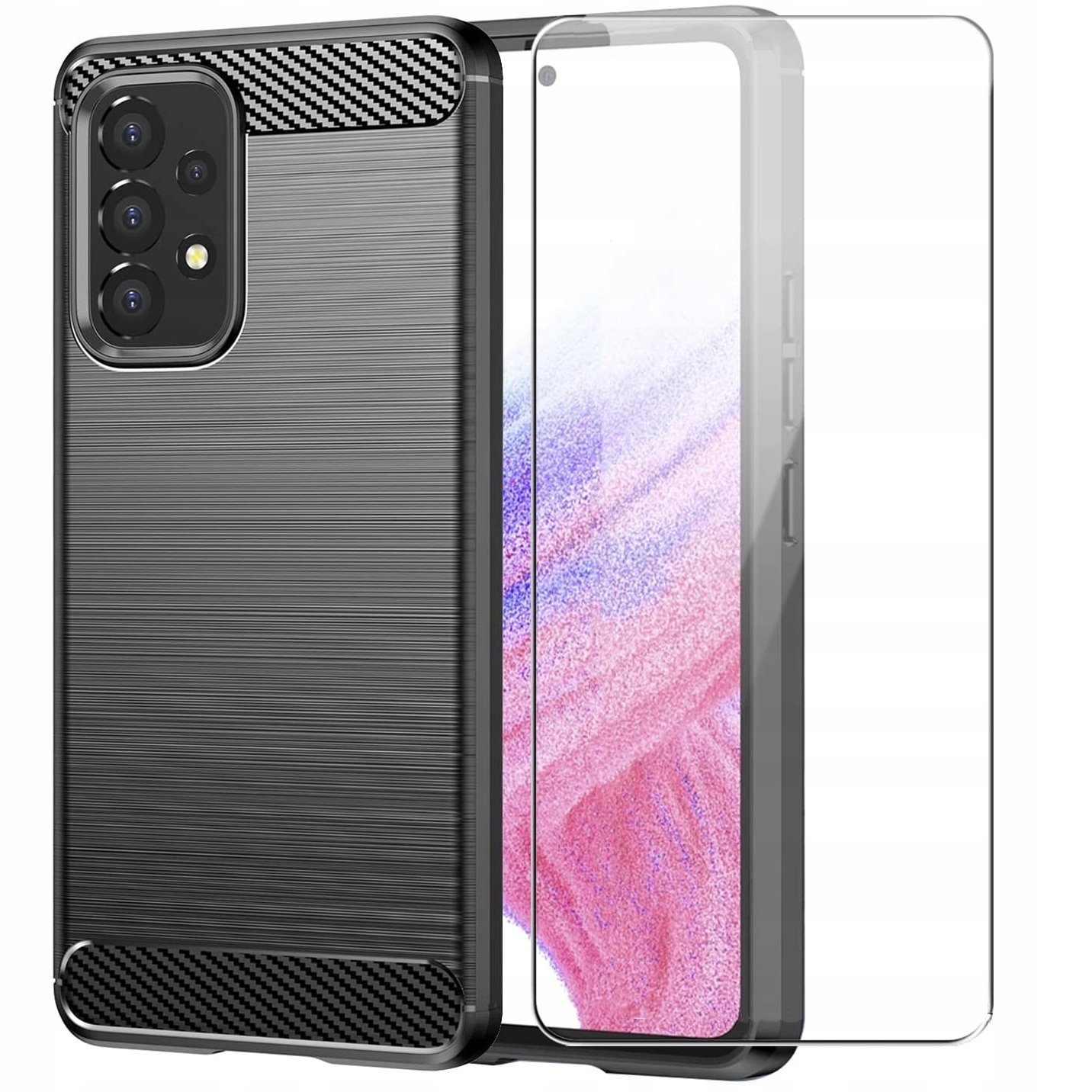 

Etui do Samsung Galaxy A53 5G Karbon Case Szkło