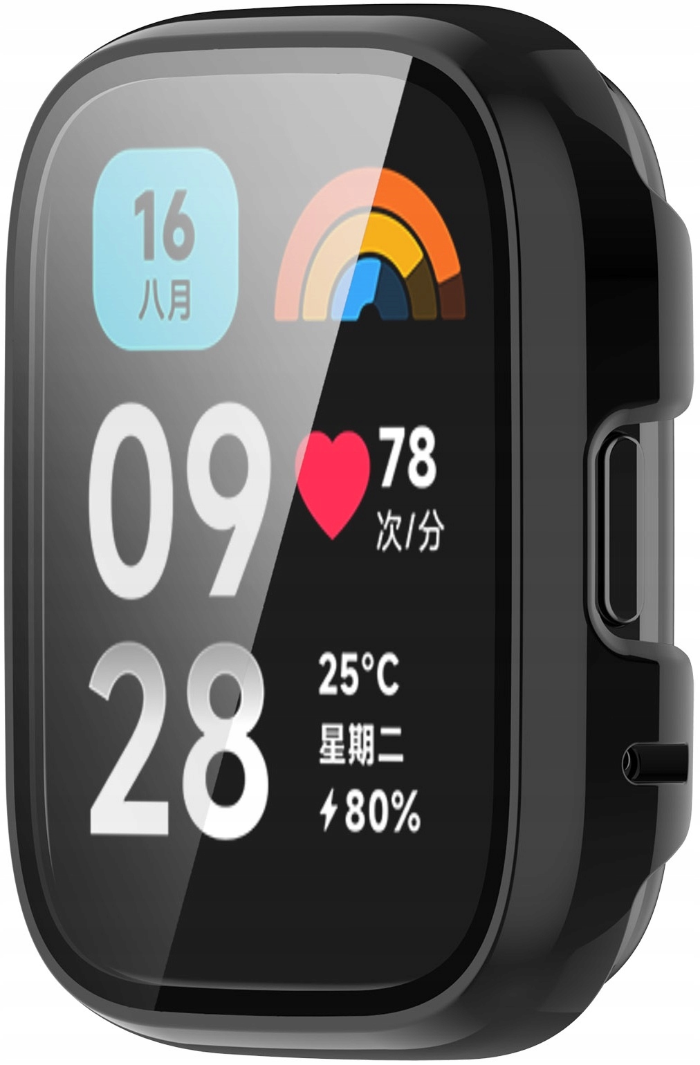 ETUI OCHRONNE + SZKŁO HARTOWANE 2w1 DO XIAOMI REDMI WATCH 3 ACTIVE | KOLORY Marka Inna