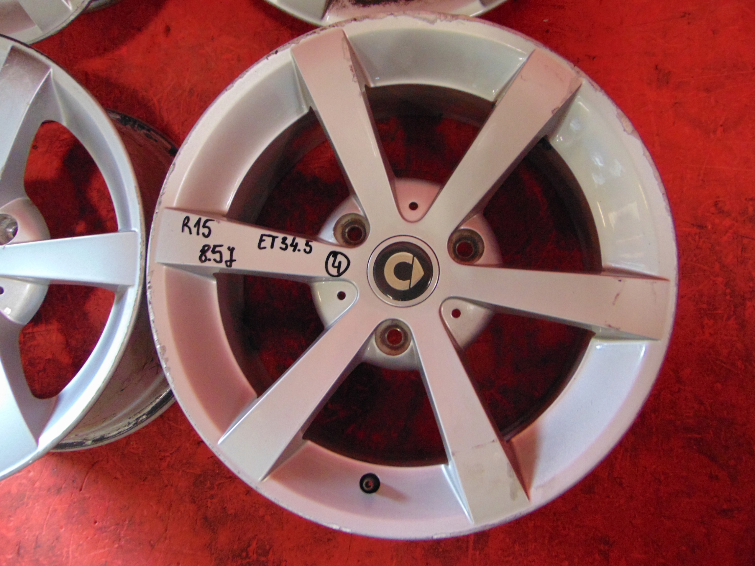 SMART ForTwo II 451 FELGI ALU 15'' 3x112 5J 6,6J Model A4514010602