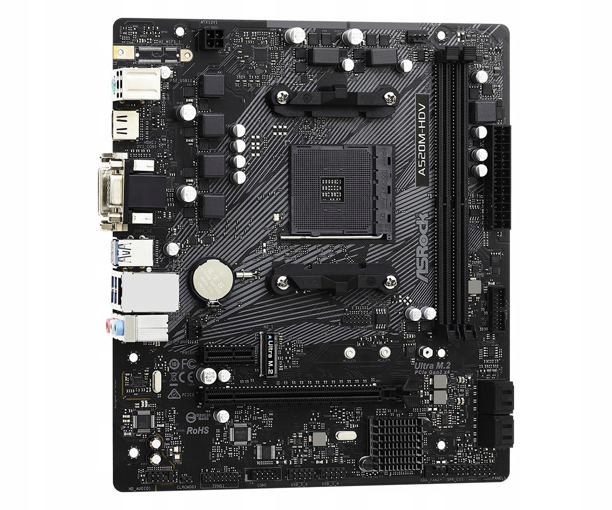 ASROCK A520-HDV mATX AM4 DDR4 — 6