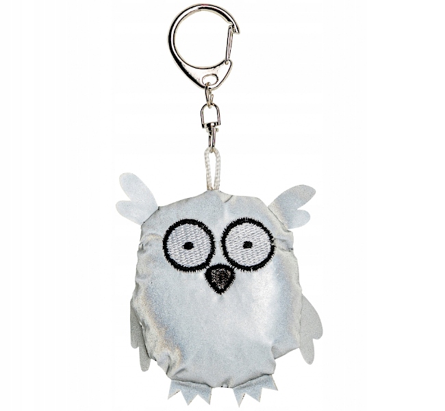 MASKOTKA ZAWIESZKA ODBLASKOWA BRELOK ODBLASK SOWA NA PLECAK KARABIŃCZYK Marka Salzmann