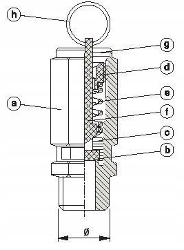 ZAWÓR BEZPIECZEŃSTWA KOMPRESORA SPRĘŻARKI 10.5 1/4 Marka inna