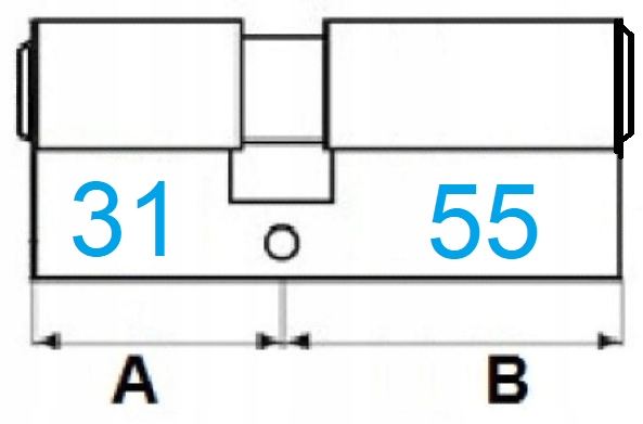WKŁADKA MUL T LOCK CLASSIC 31/55 NIKIEL Informacje dodatkowe Atest Odporność na warunki atmosferyczne