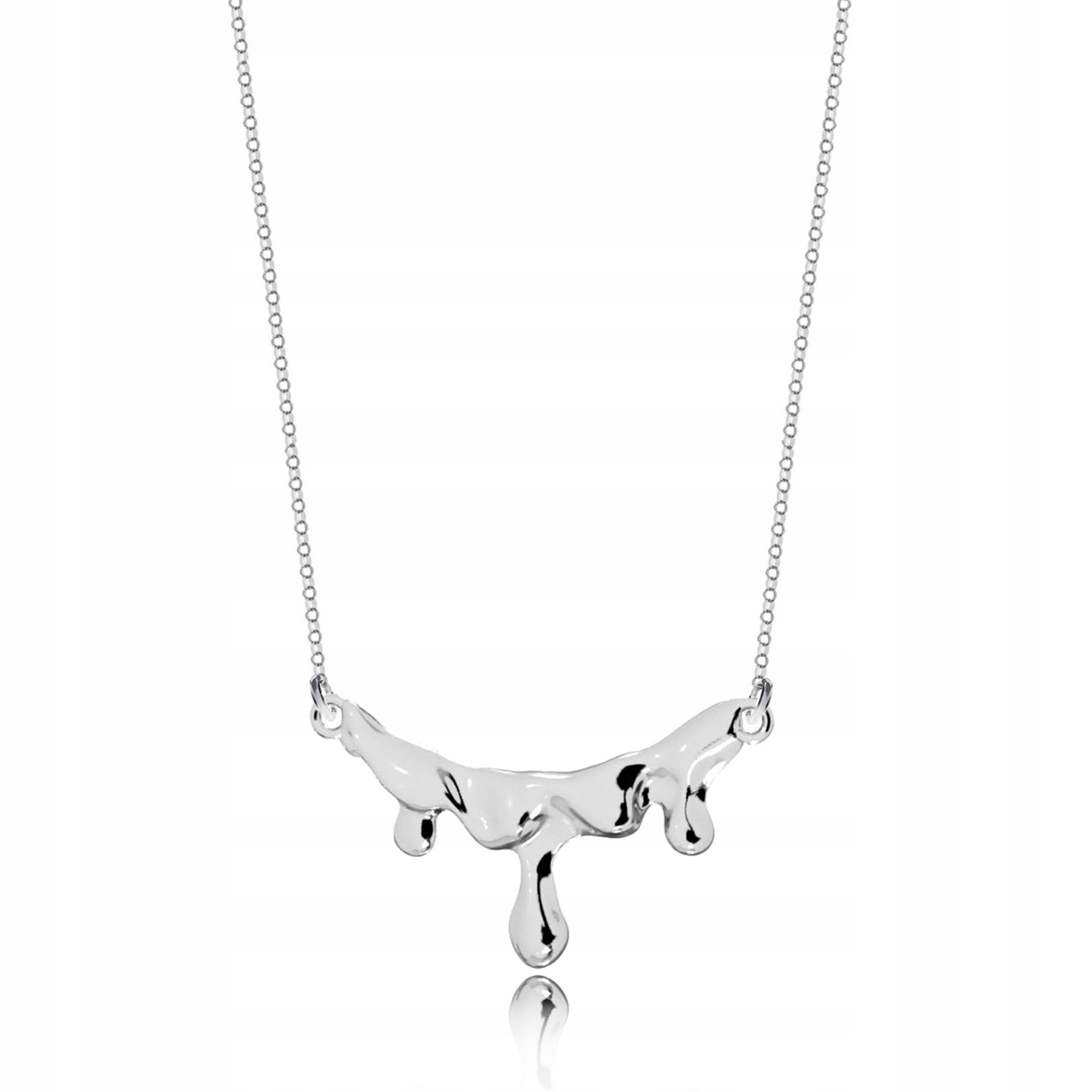 Kapka Kapky Slzička Stříbrný náhrdelník rolo stříbro 925