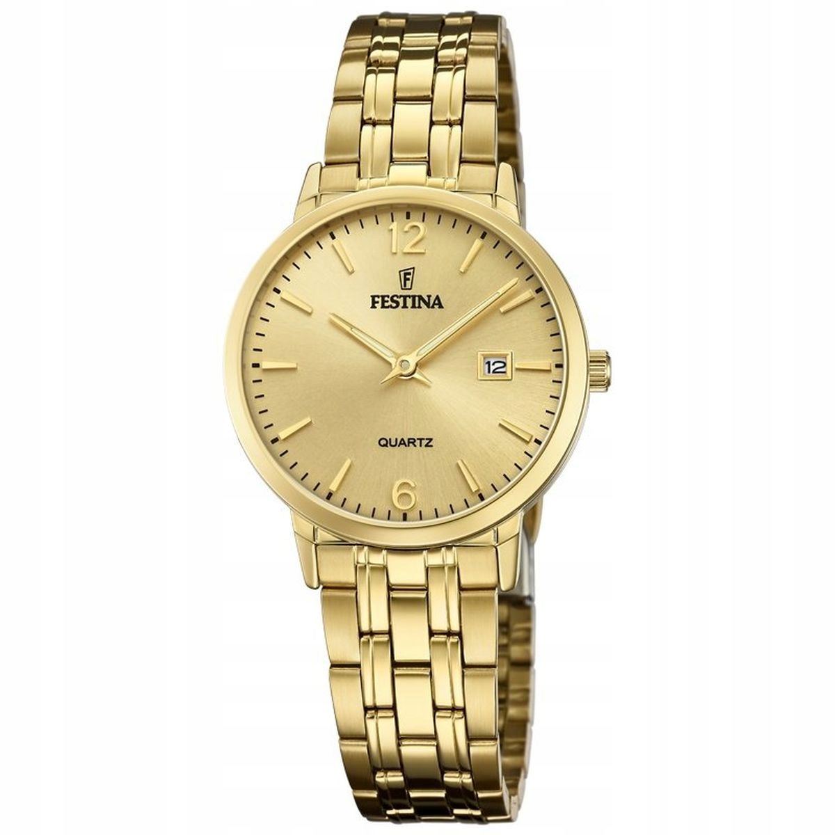 Zlaté hodinky Festina na náramku F20514/3