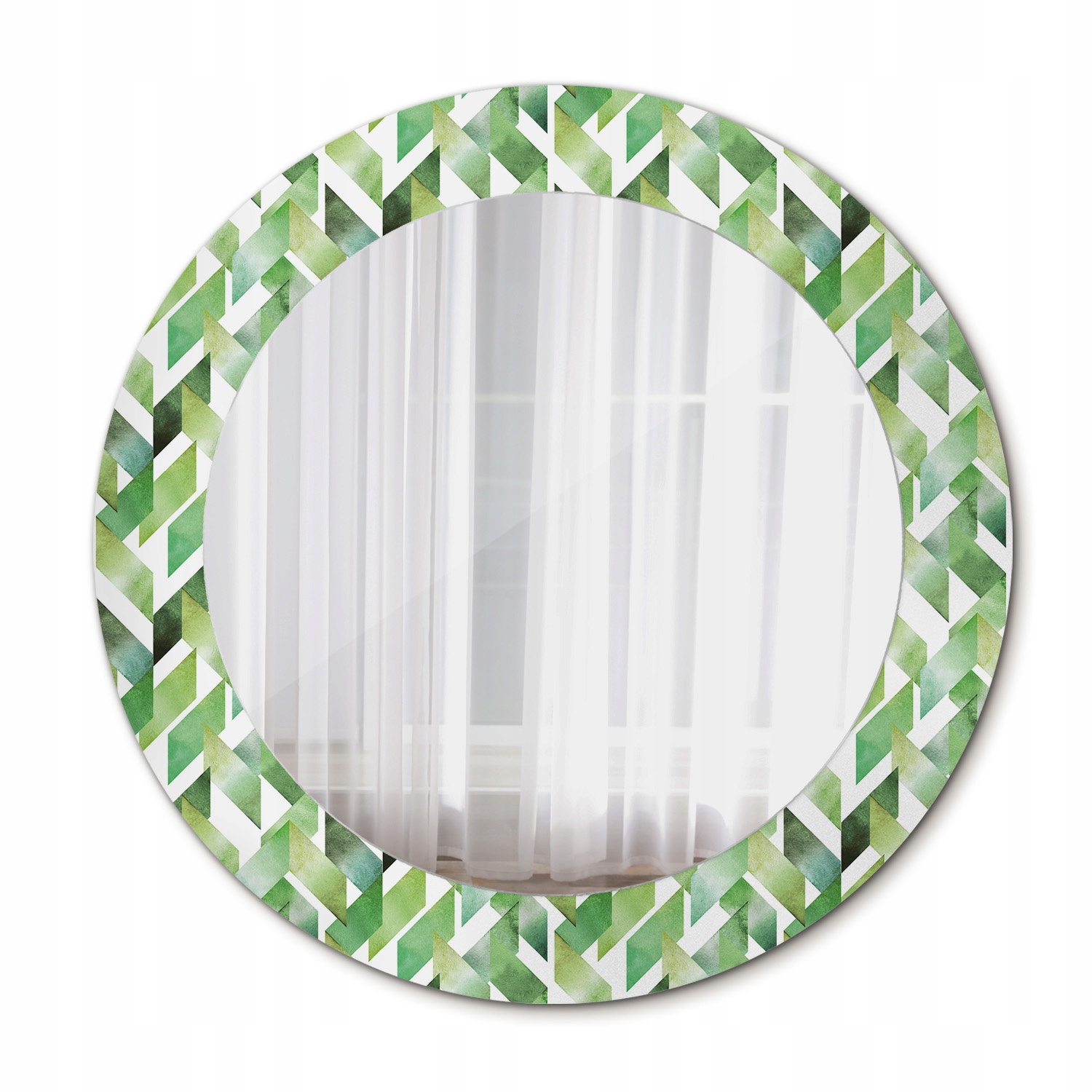 Moderné okrúhle zrkadlo Jedľa 60 cm