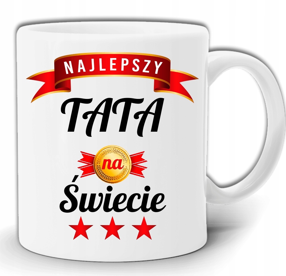 

Dzień Ojca Tata Najlepszy Taty Kubek +pudełko GW35