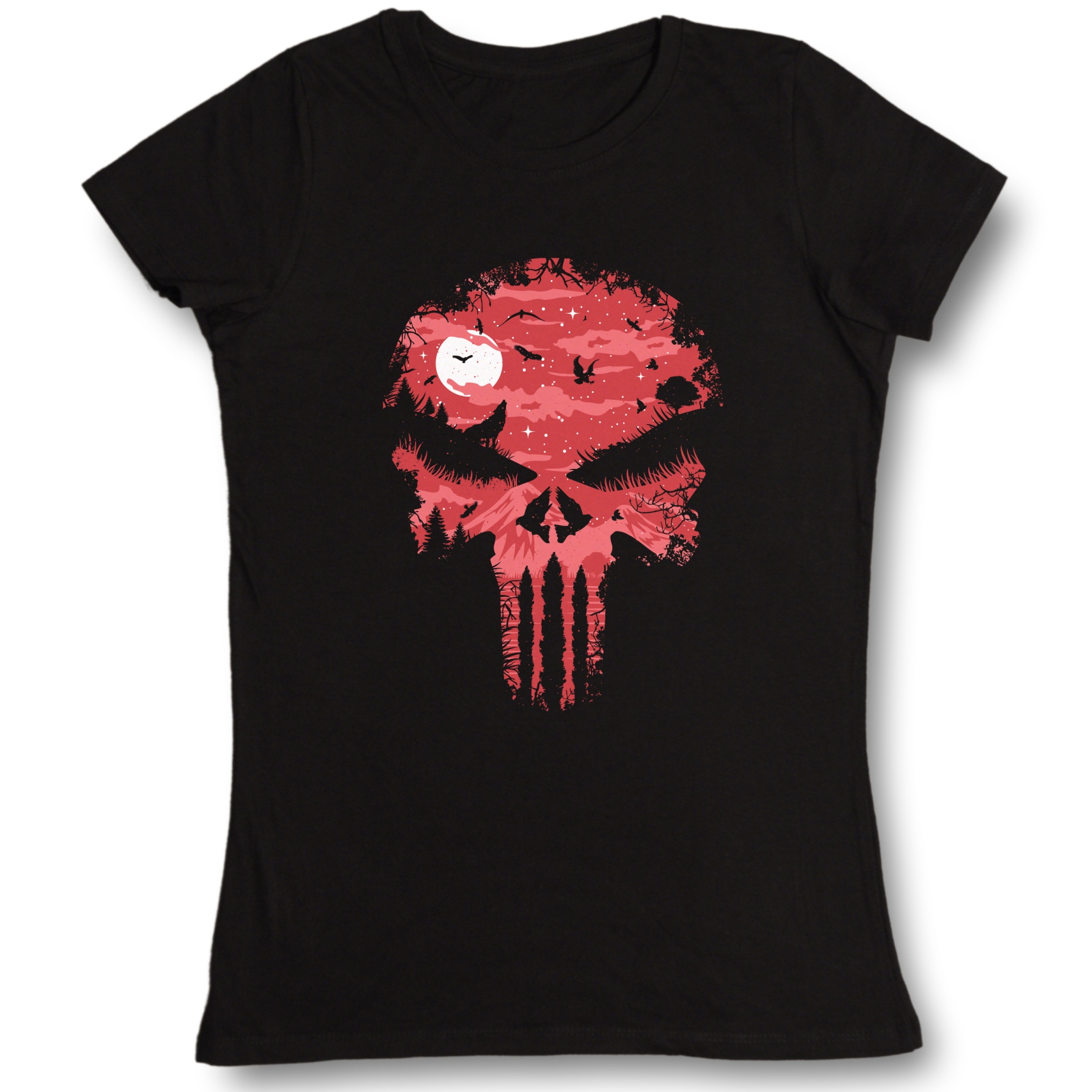 

Koszulka damska Punisher Skull Czaszka L