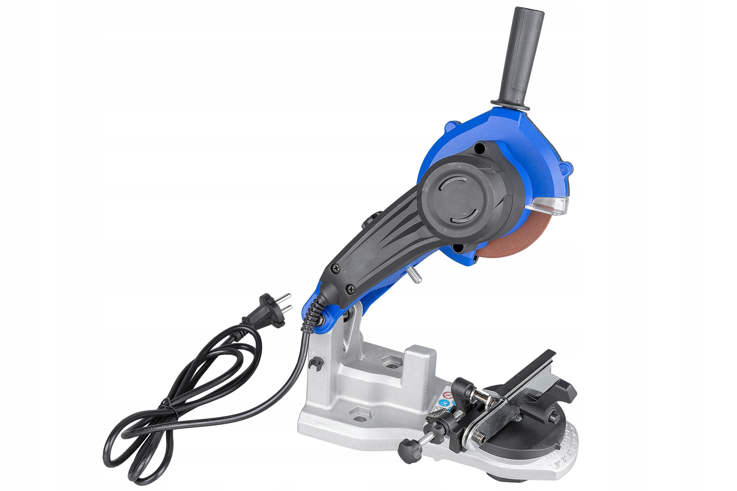 OSTRZAŁKA ELEKTRYCZNA DO ŁAŃCUCHÓW PIŁ PILAREK 2X TARCZA DO OSTRZENIA TARCZ Maksymalna moc 500 W