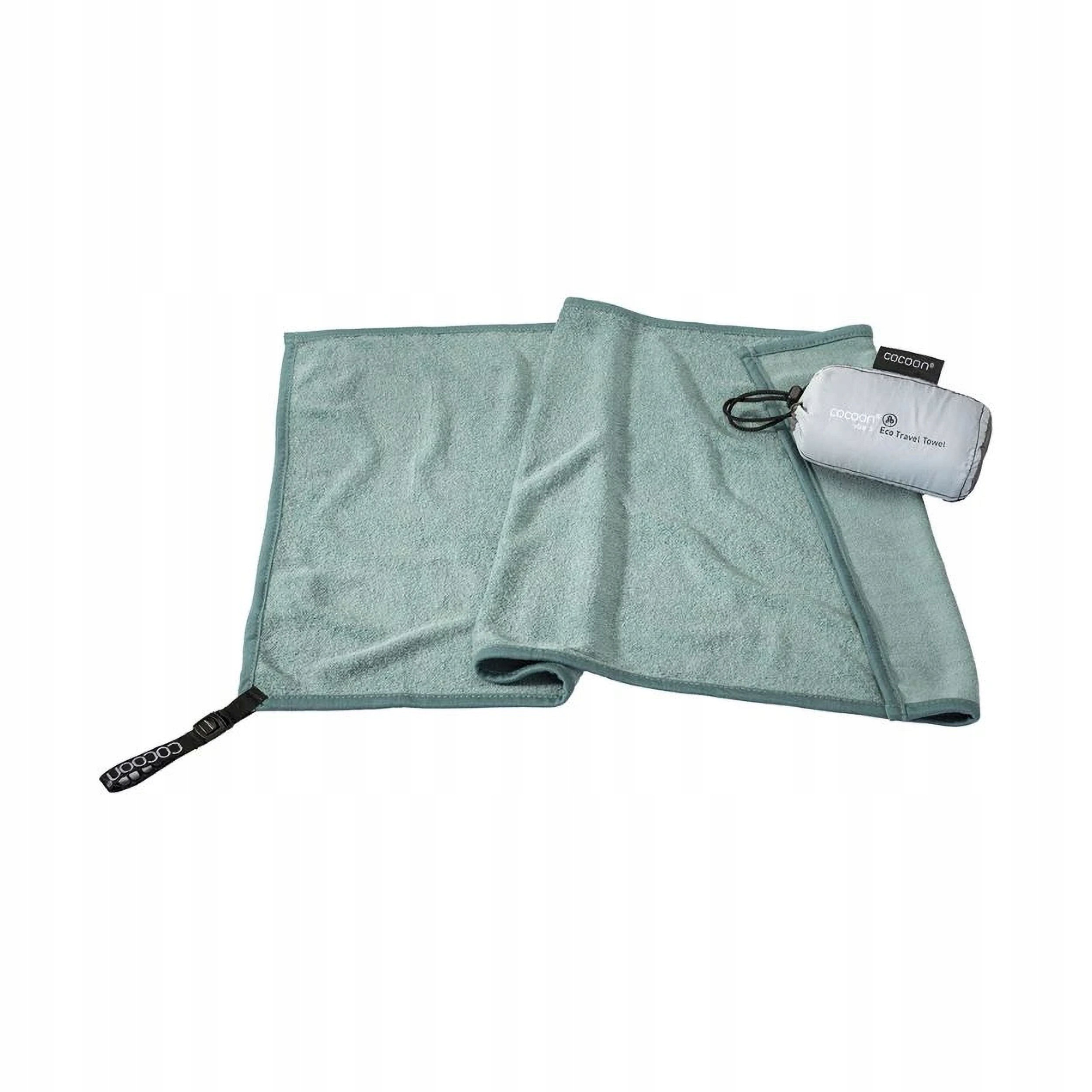 Ręcznik turystyczny Cocoon Lyocell Eco Travel Towel S, nile green