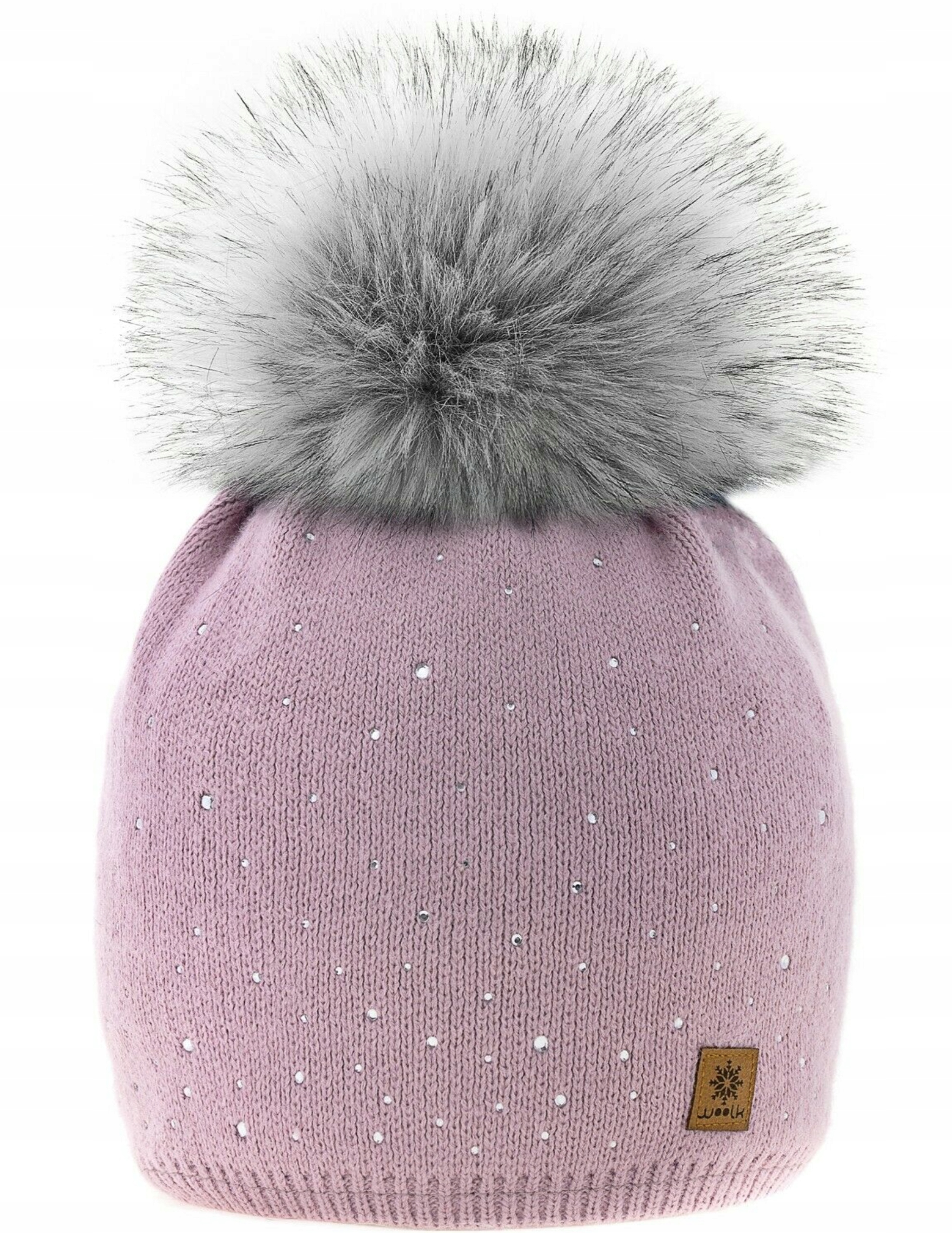 

Zimowa Czapka Ciepła pompon i polar Woolk Verona