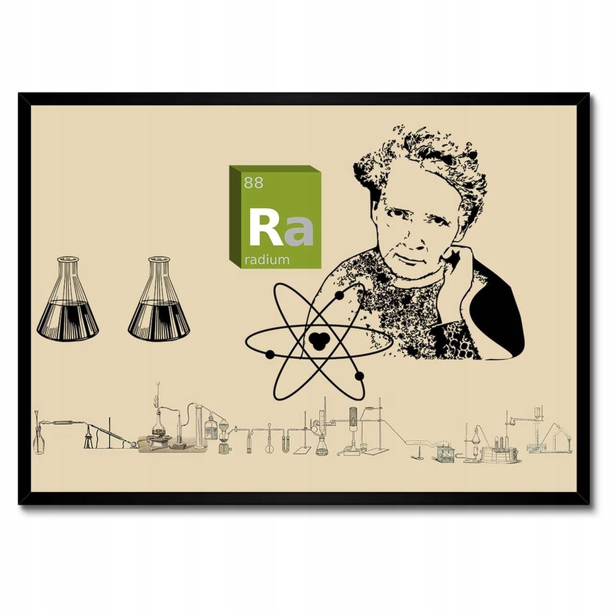 Plakáty v rámu 70x50 Maria Skłodowska-Curie