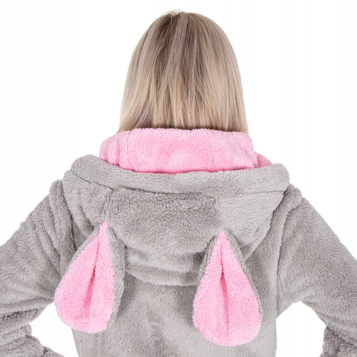 SZLAFROK DAMSKI CIEPŁY Z KAPTUREM R.M/L WIĄZANY W TALII GRUBY DŁUGI MIĘKKI Rozmiar M/L