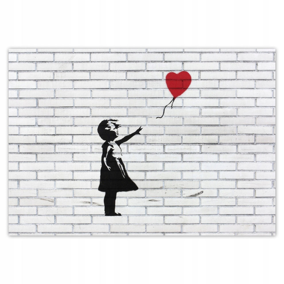 

Naklejki 100x70 Banksy Dziewczynka z balonikiem