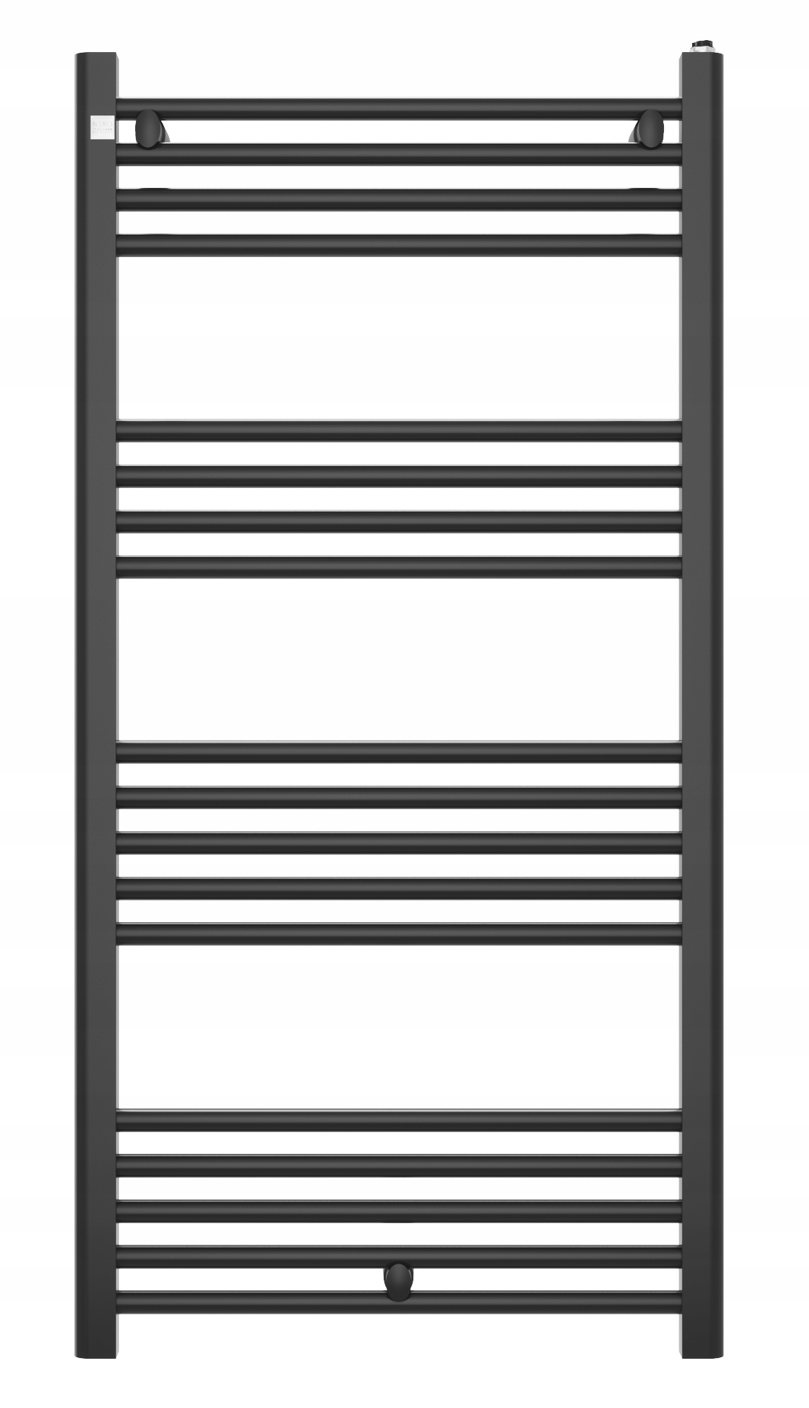 Kúpeľňový Kalorifer 60/120 cm Čierny Rebrík Moderný Puerto
