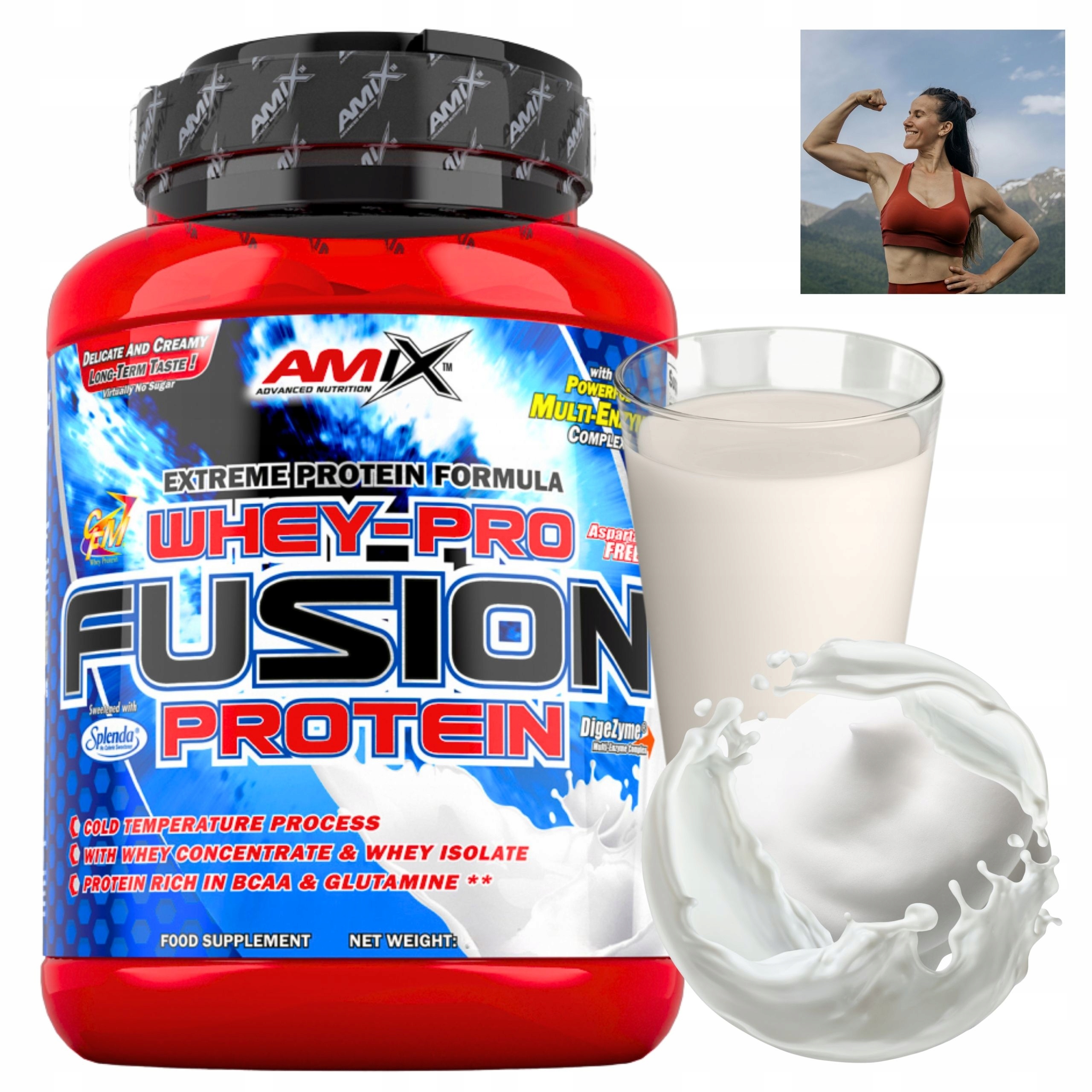 Protein Směs bílkovin Wpi a Wpc Natural Izolat Koncentrát