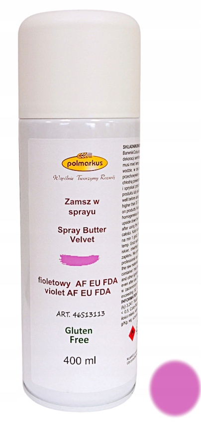 Levně Polmarkus Fialový semišový ve spreji 400ml