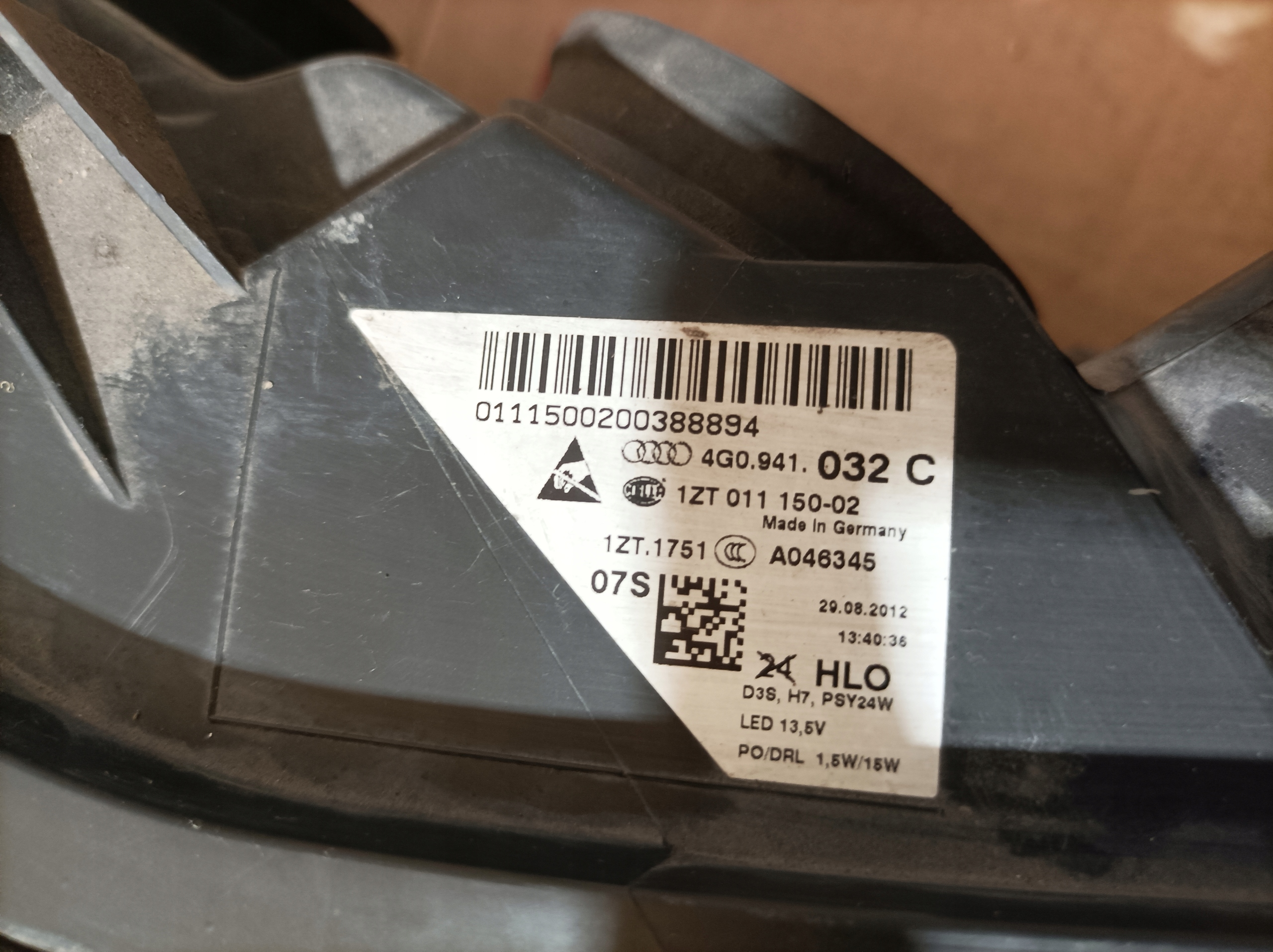 Frontscheinwerfer Audi A6 4G0941032C Bi-Xenon Rechts Scheinwerfer Headlight - Thumbnail 8