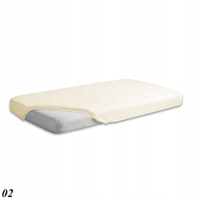 

Prześcieradło Bawełna Jersey Z Gumką 120X60 Krem