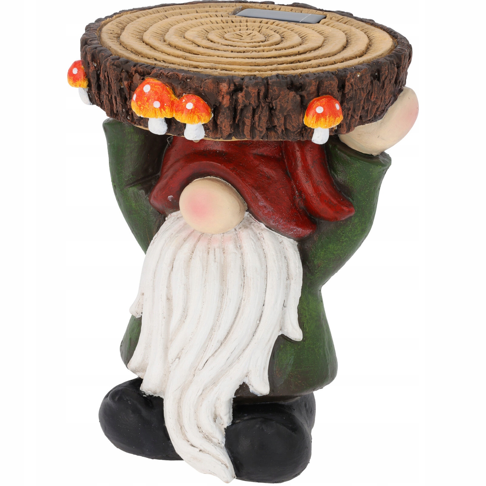 Podstavec Pod Květináč Cementový Trpaslík Se Solárním Osvětlením