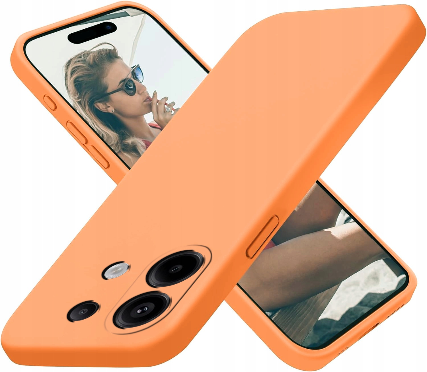 ETUI DO XIAOMI REDMI NOTE 13 PRO 4G / POCO M6 PRO 4G SILIKON CASE + SZKŁO Dedykowany model Redmi Note 13 Pro 4G / POCO M6 Pro 4G