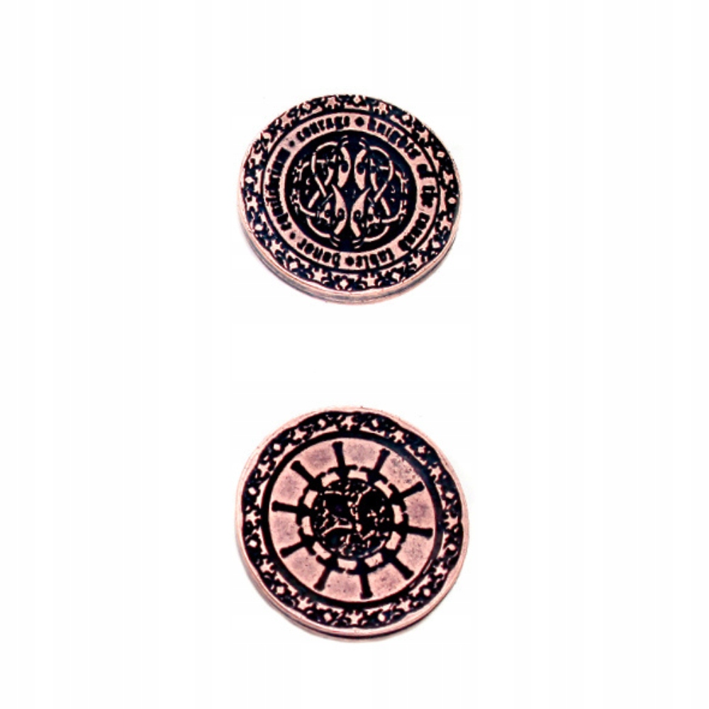 ZESTAW 3 ARTURIAŃSKICH METALOWYCH MONET CAMELOT Nazwa Zestaw 3 Arturiańskich Metalowych Monet Camelot