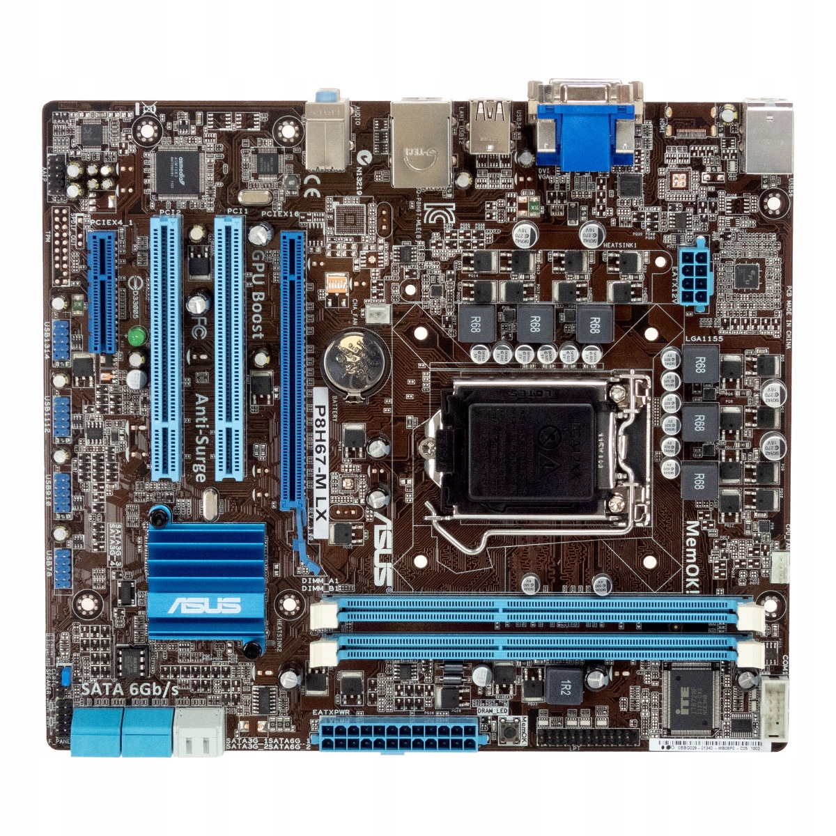 Asus P8H67-M LX Socket 1155 DDR3 Pci Pci-e mATX