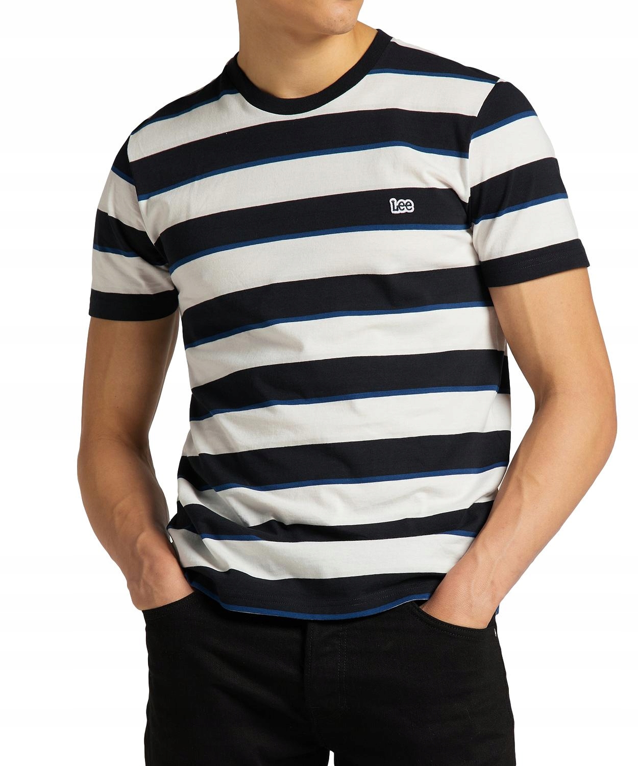 

T-shirt Lee Stripe Tee L60XLA01 Black XL
