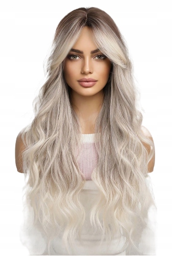 Shein Dámská Blond Paruka S Dlouhými Vlasy 1_A