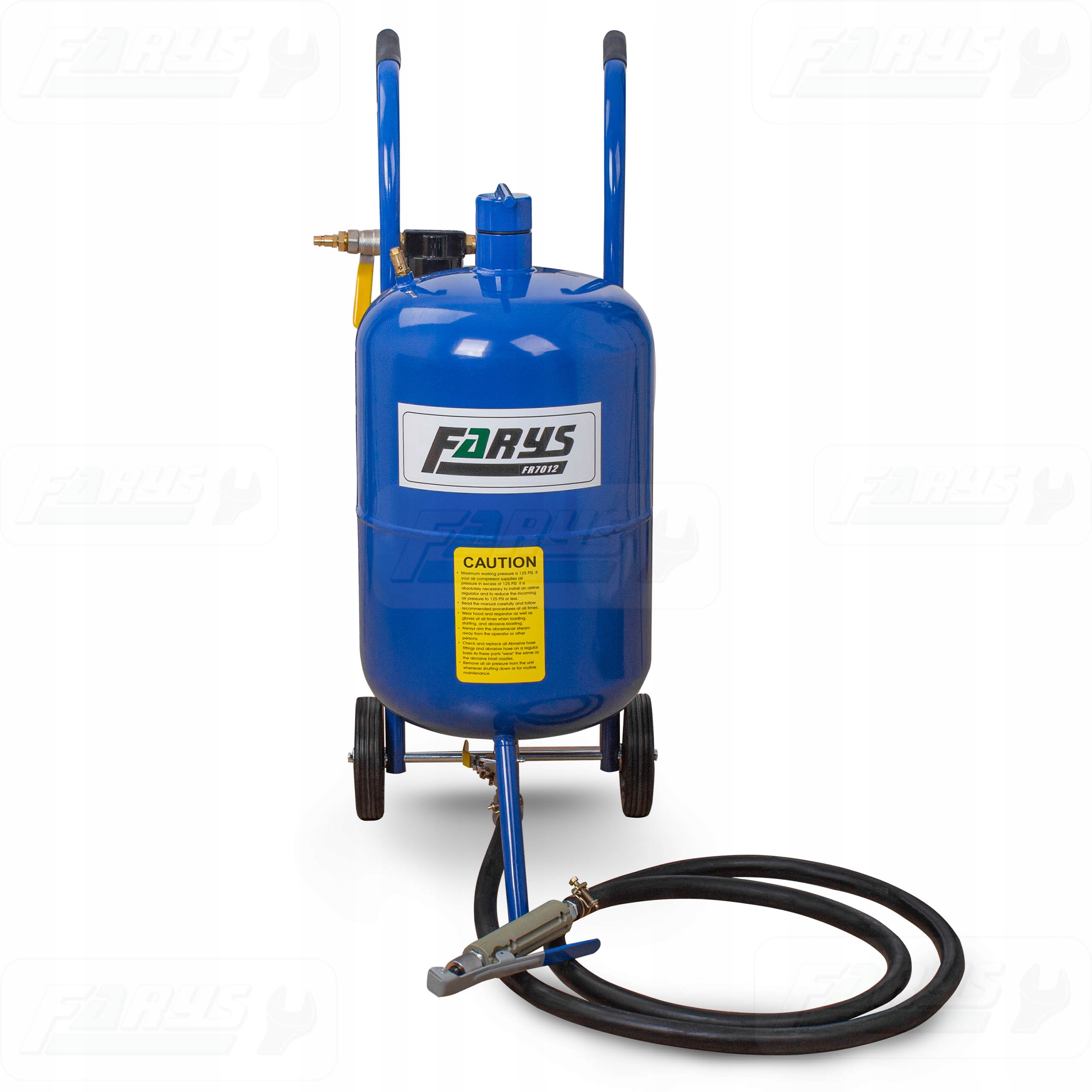 Zestaw do piaskowania: piaskarka 38l + ścierniwo piasek 250kg Marka Farys