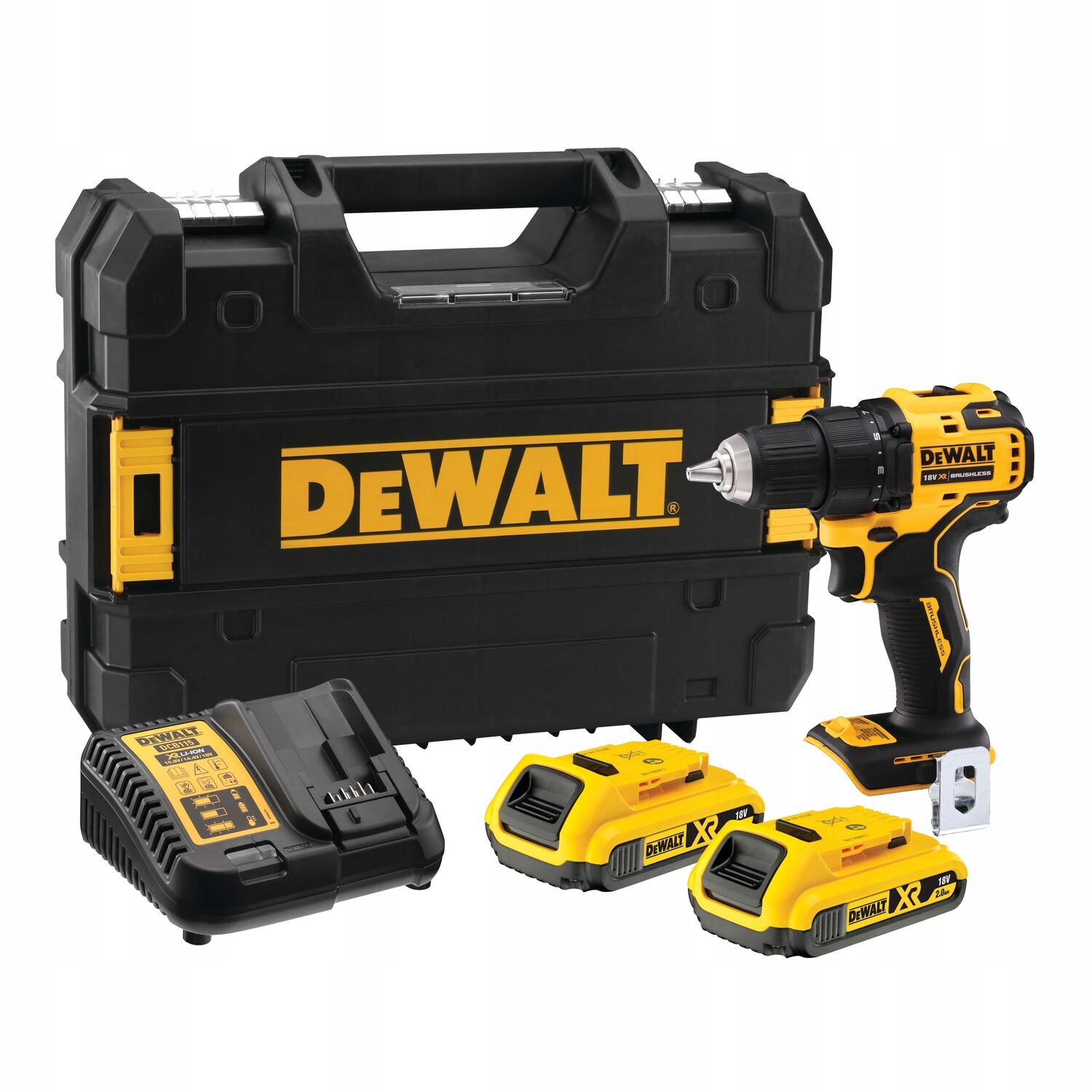 Dewalt Wiertarko-wkrętarka 18V Xr 65NM 2x2AH DCD708D2T