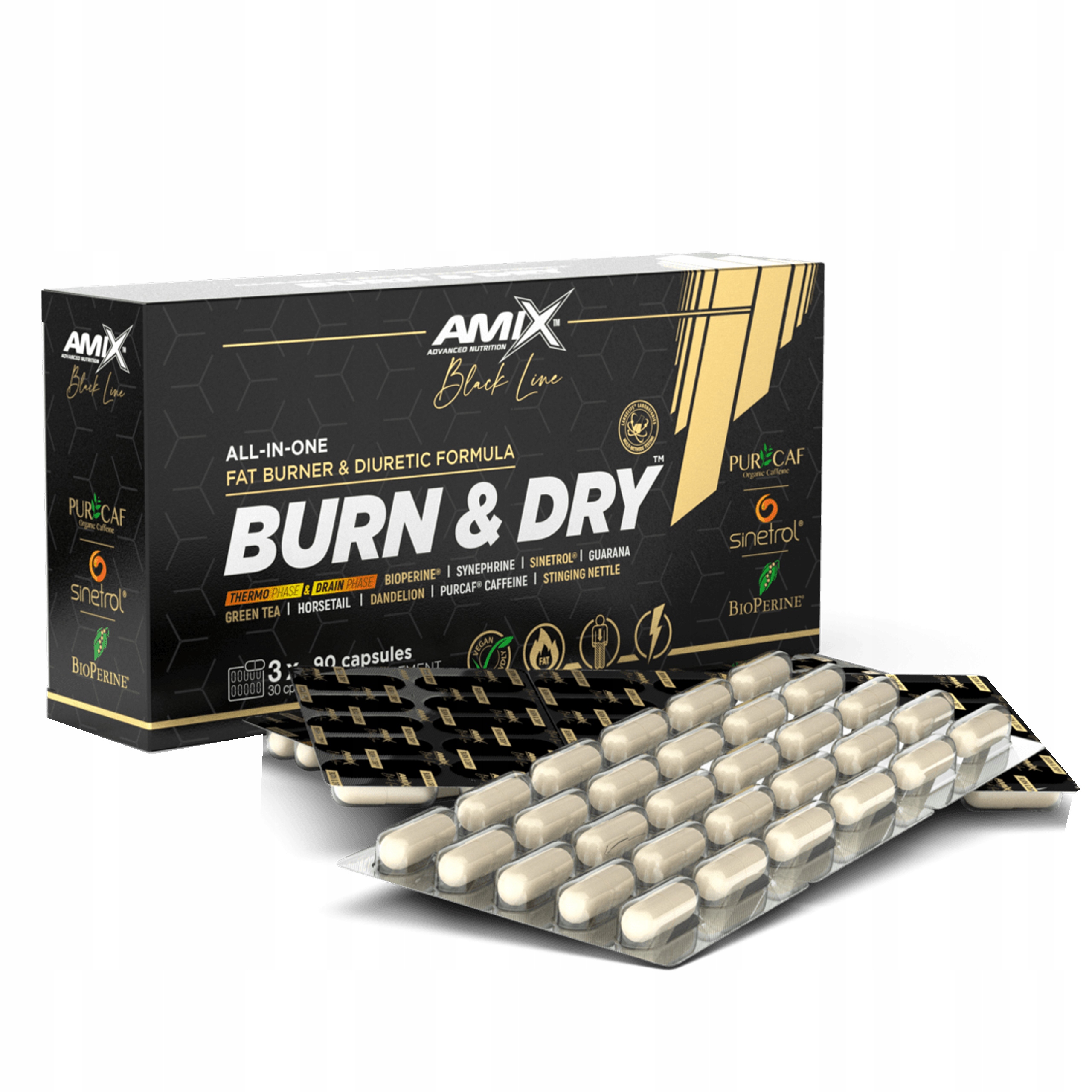 Tablety Na Rychlé Hubnutí Spalovač tuků pro hubnutí Burn Dry Slim