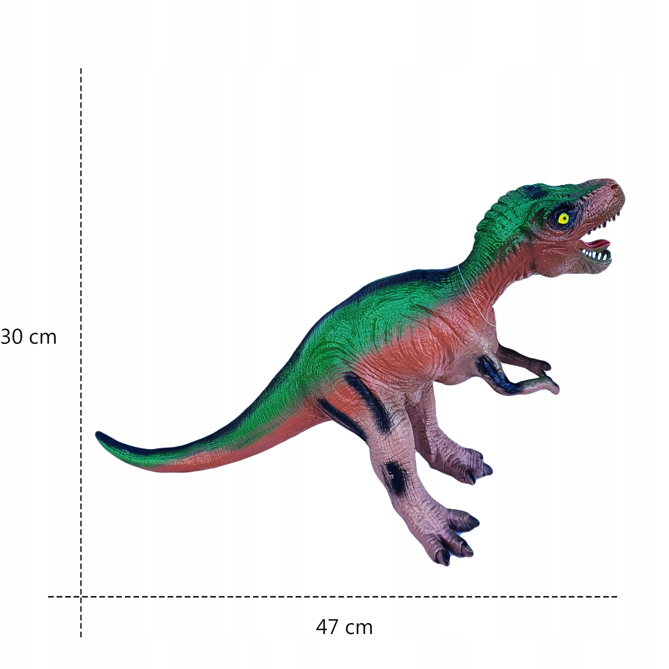 SM7 DUŻY GUMOWY SMOK DINOZAUR Z DŹWIĘKIEM Typ figurka