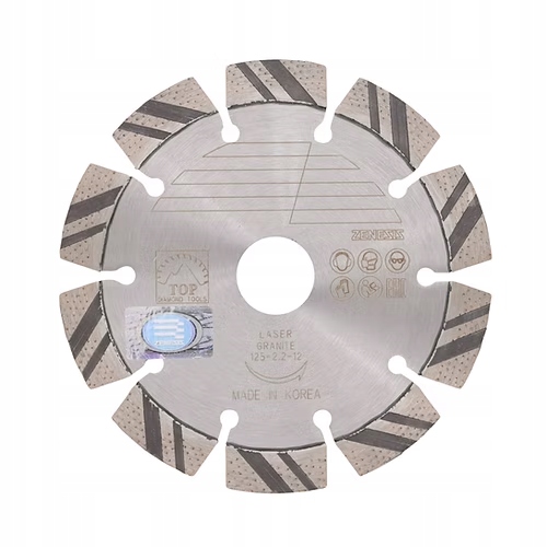Tarcza Diamentowa Do Cięcia Granitu Turbo Zenesis Granit 125MM 22,2MM