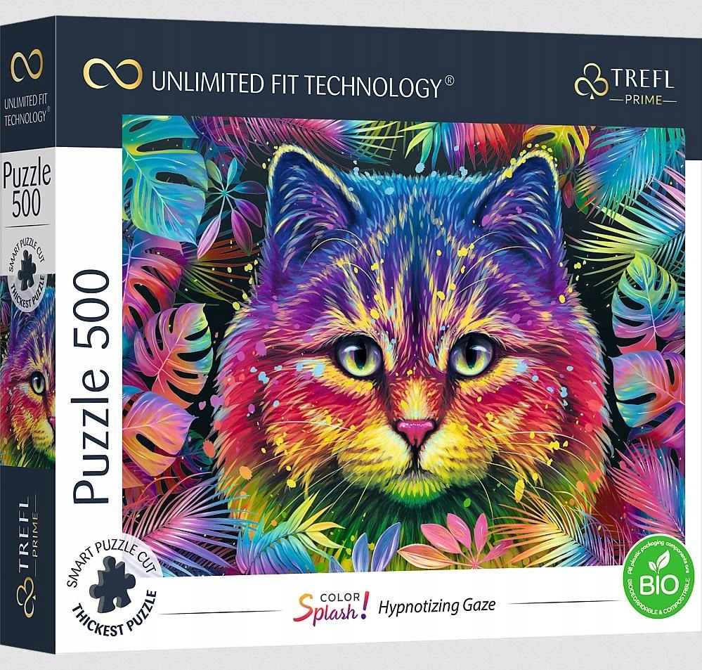 

Puzzle Trefl Color Splash Hypnotizing Gaze 500 el.
