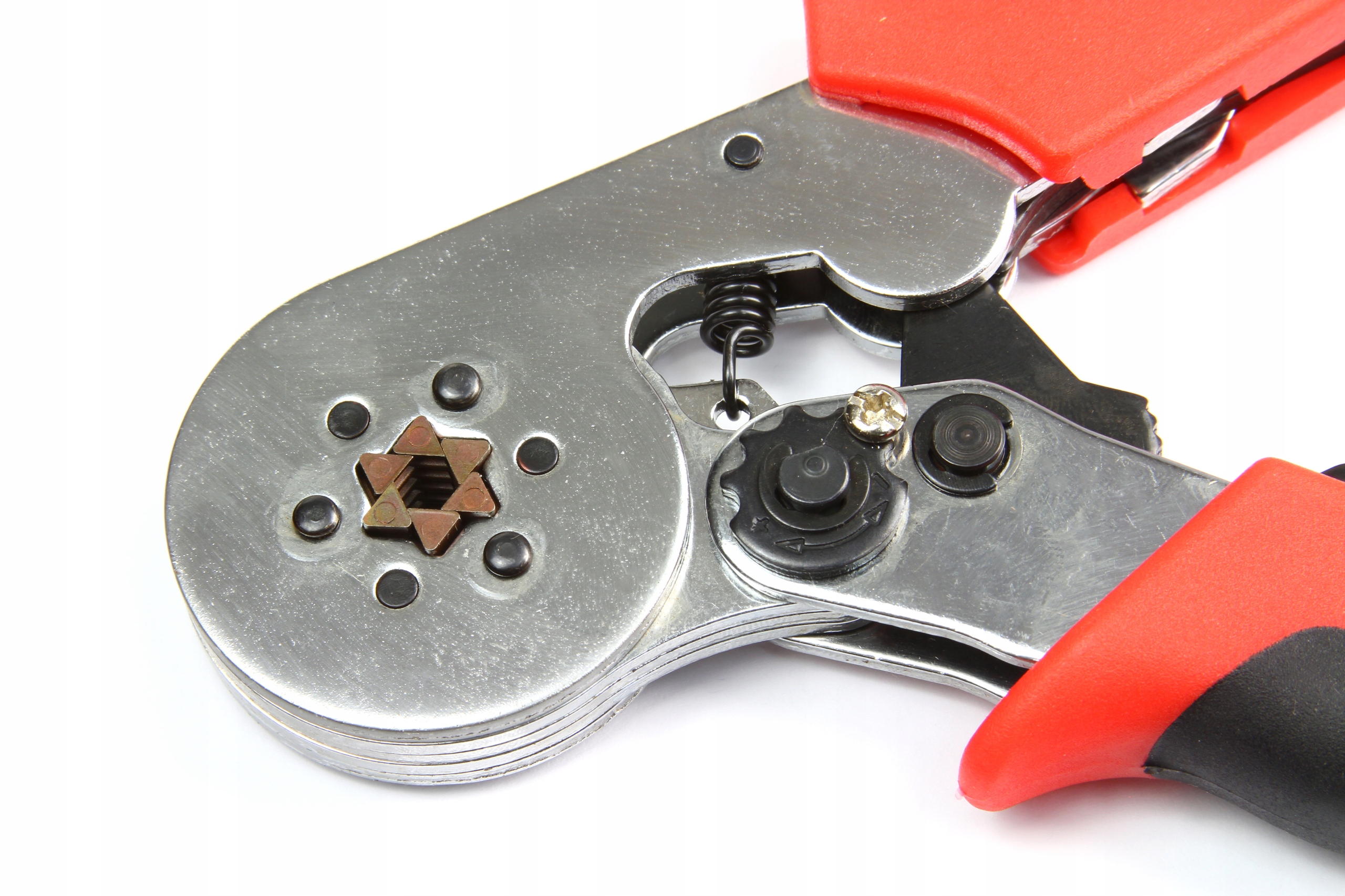 ZACISKARKA PRASKA DO KONEKTORÓW KOŃCÓWEK KABLI TULEJEK 6-kątna PRZEWODÓW Model M49521