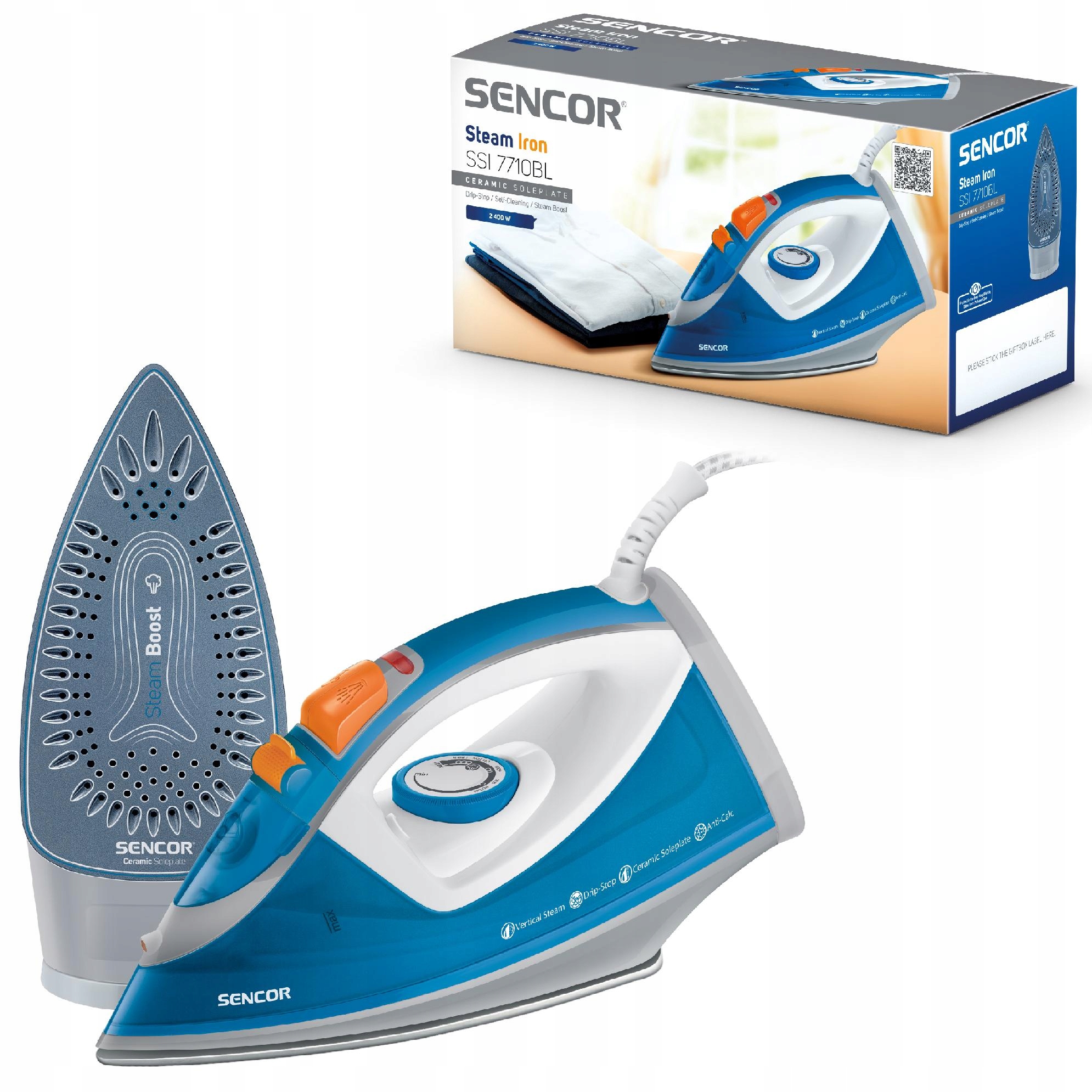 Sencor napařovací žehlička Ssi 7710BL