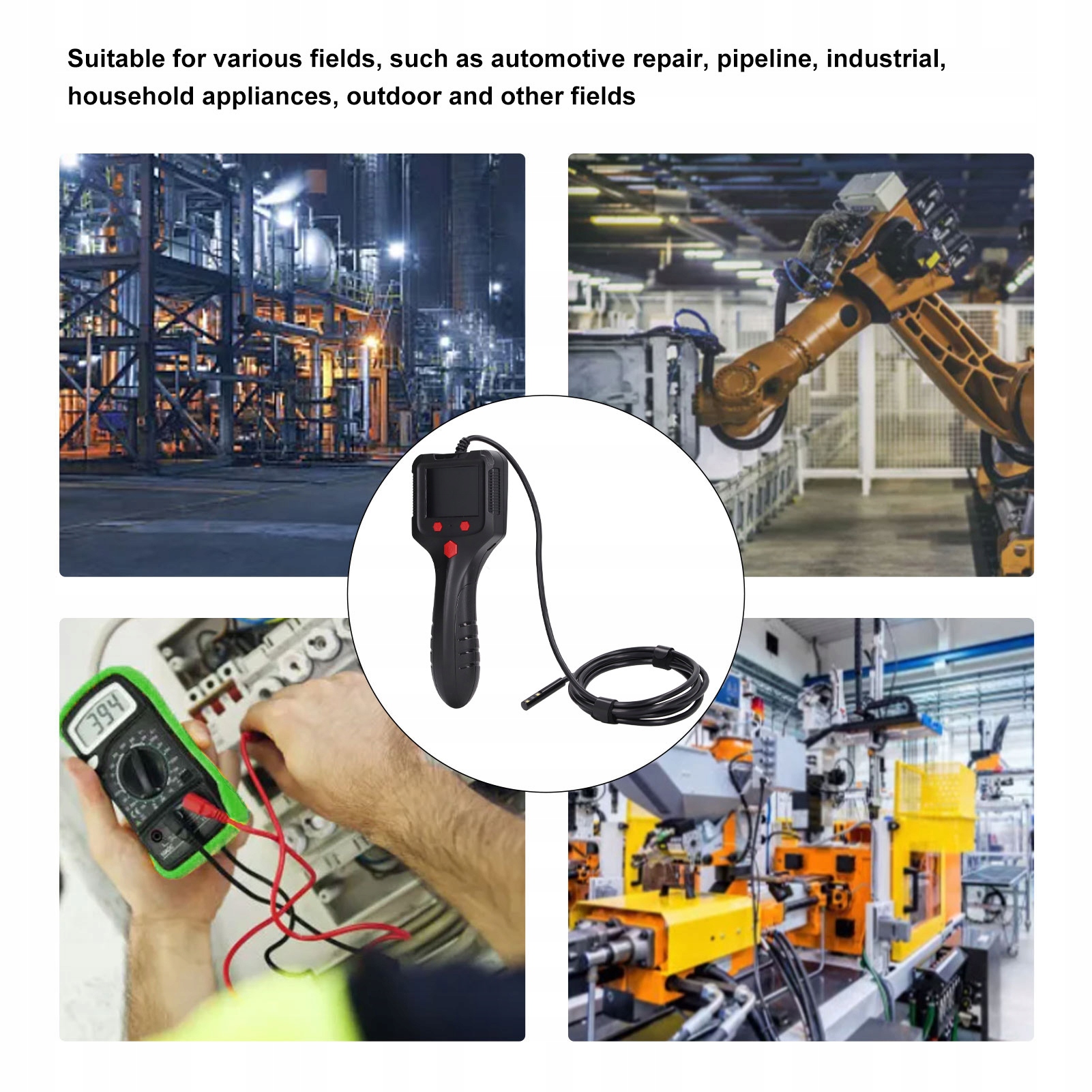 KAMERA INSPEKCYJNA Z RUCHOMA GŁOWICA ENDOSKOP 5M Marka bez marki