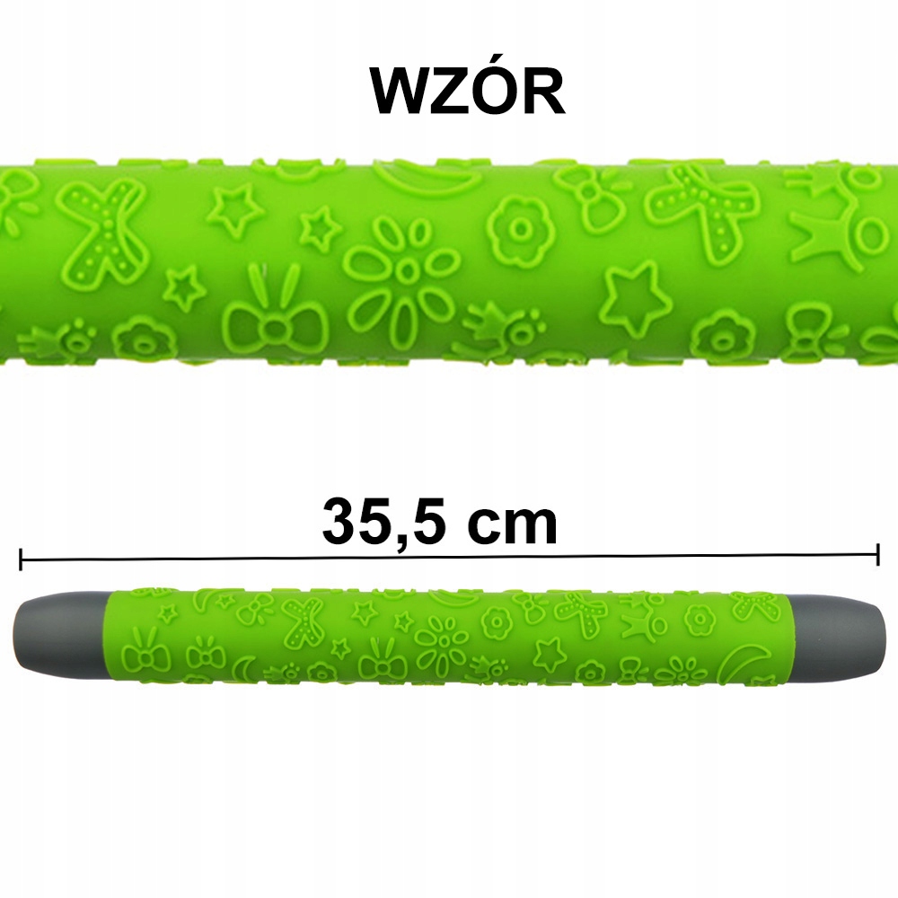 DEKORACYJNE WAŁKI DO CIASTA CIASTEK MASY WZORKI ROMBY 2SZT Marka Brunbeste